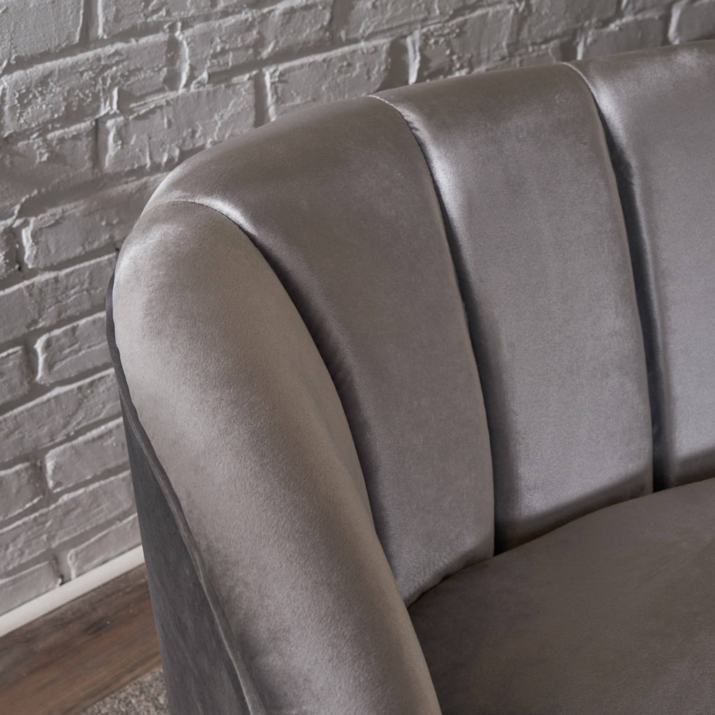 Modern Velvet Settee R28660