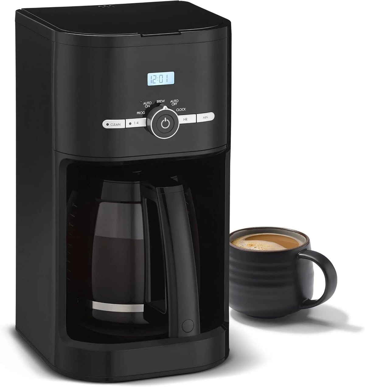 12-Cup Programmable Coffeemaker, Black B4798
