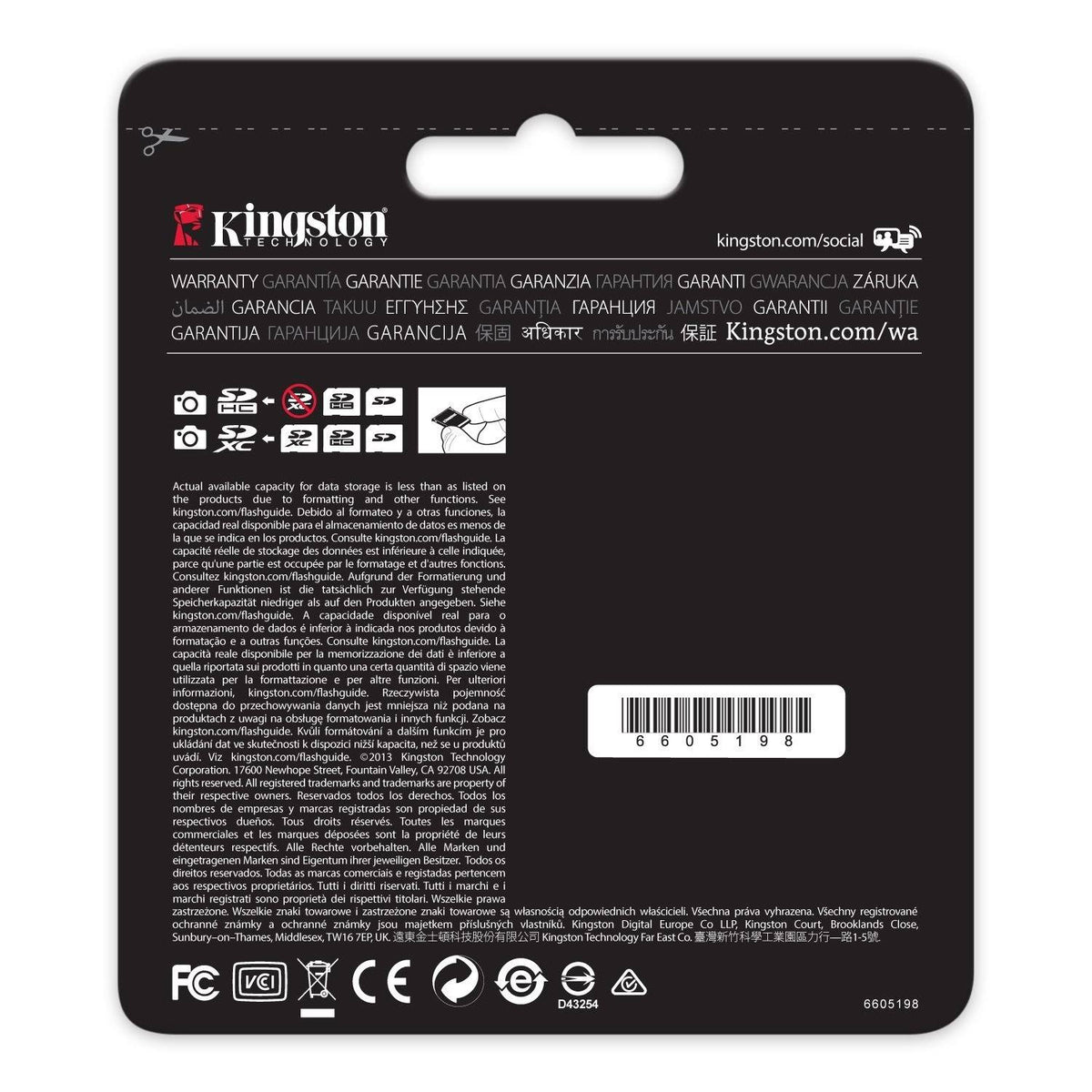 128GB UHS-I SDXC Memory Card V18039