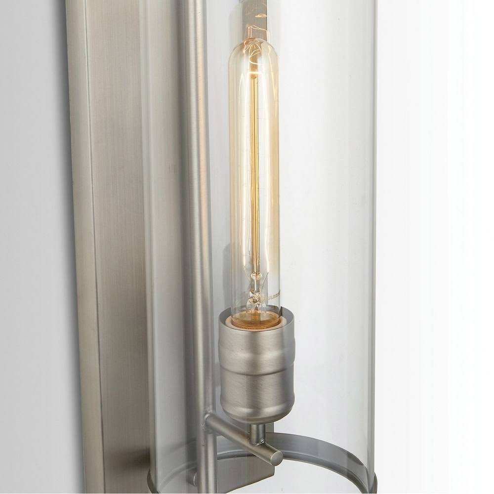 1 Light Antique Nickel Sconce B737211