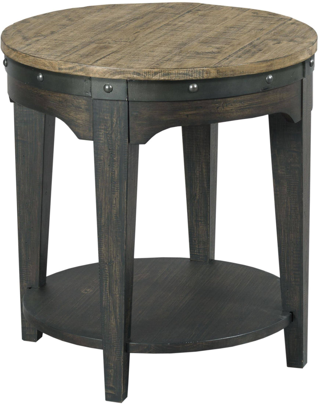 Charcoal Round End Table K53696