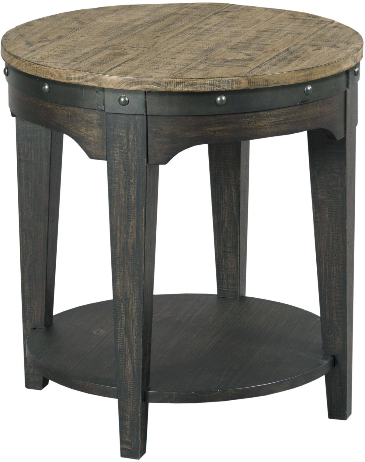 Charcoal Round End Table K53696