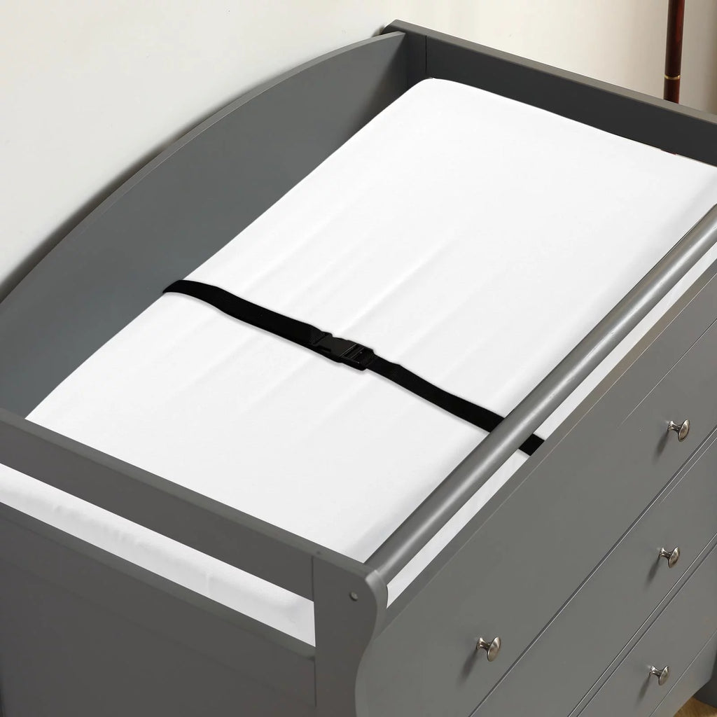 Gray 3 Drawer Changing Dresser F626
