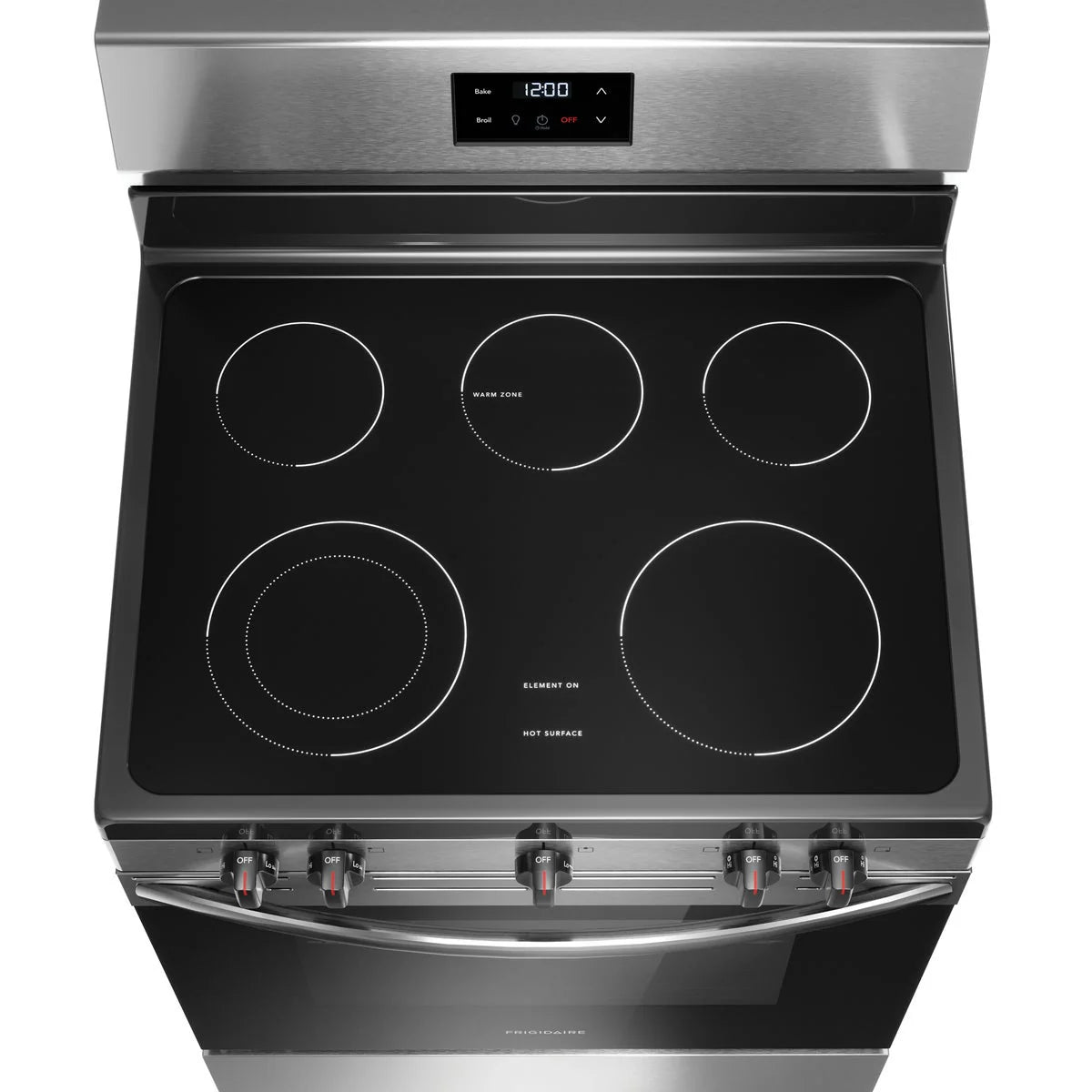 30 IN 5.3 CU FT Electric 5-Burner Range D669925