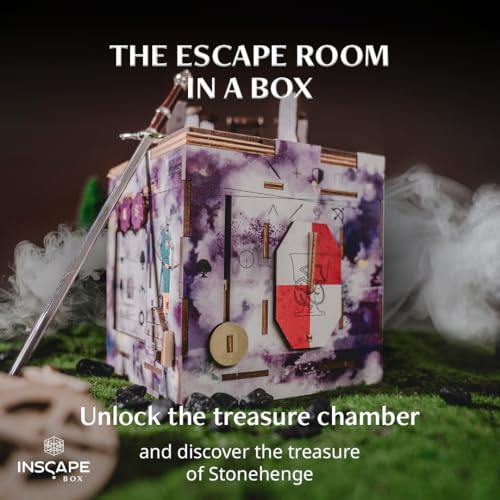 Interactive Wooden Puzzle Box with Hidden Compartments B282316