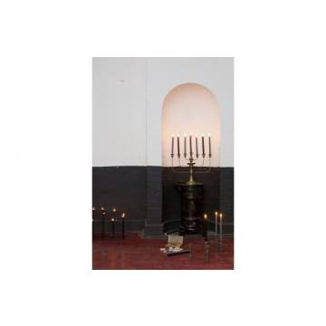 Black Metal Candle Holder T537207