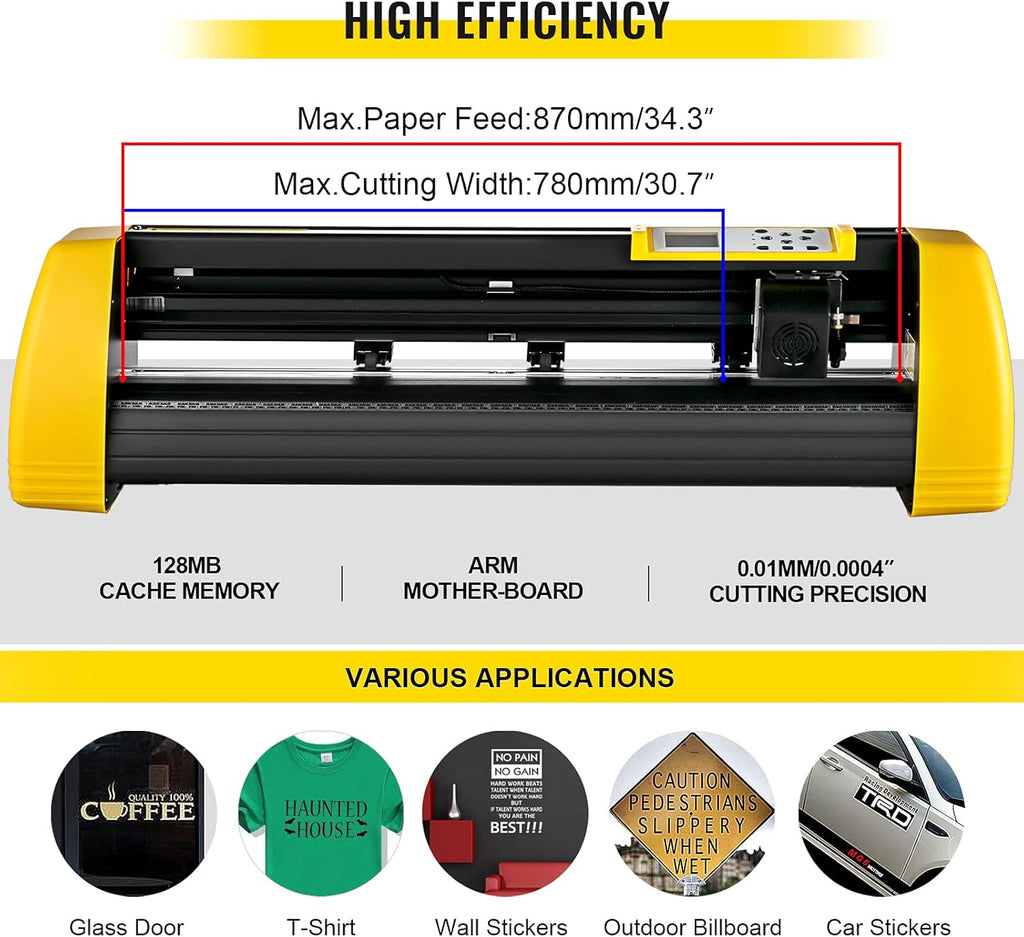 Vinyl Cutter Machine, 34 in Plotter with Floor Stand O235678