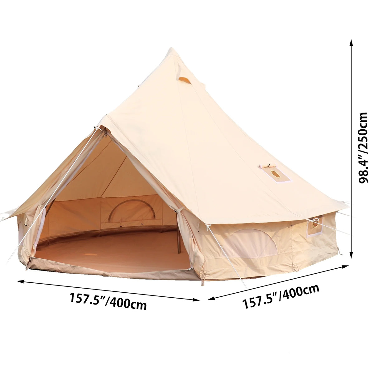 Waterproof Cotton Canvas Bell Tent A912
