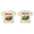 DUAA Born To Shine Retro Highway Sports Car Double‑Sided Graphic Tee