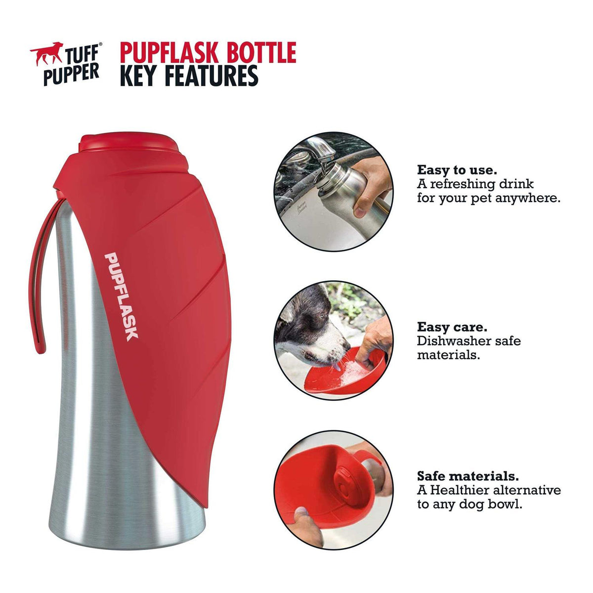 Large Stainless Steel Dog Water Bottle C32232