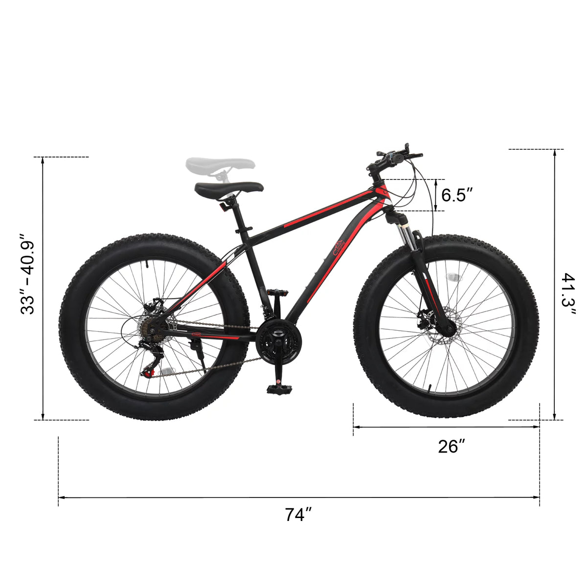 26in 4 Fat Tire Mountain Bike M274231