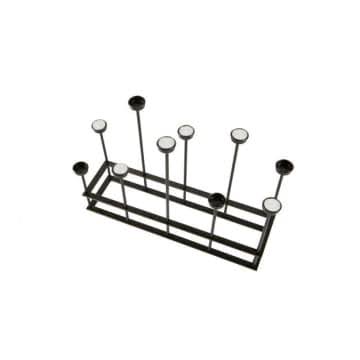 Black Metal Candle Holder T537207
