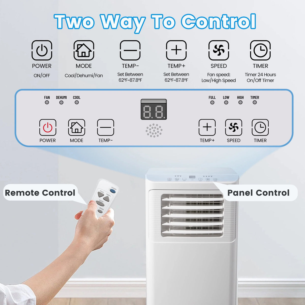 8,000 BTU Portable Air Conditioner X3773