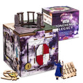 Interactive Wooden Puzzle Box with Hidden Compartments B282316