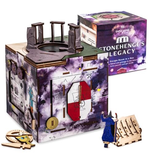 Interactive Wooden Puzzle Box with Hidden Compartments B282316