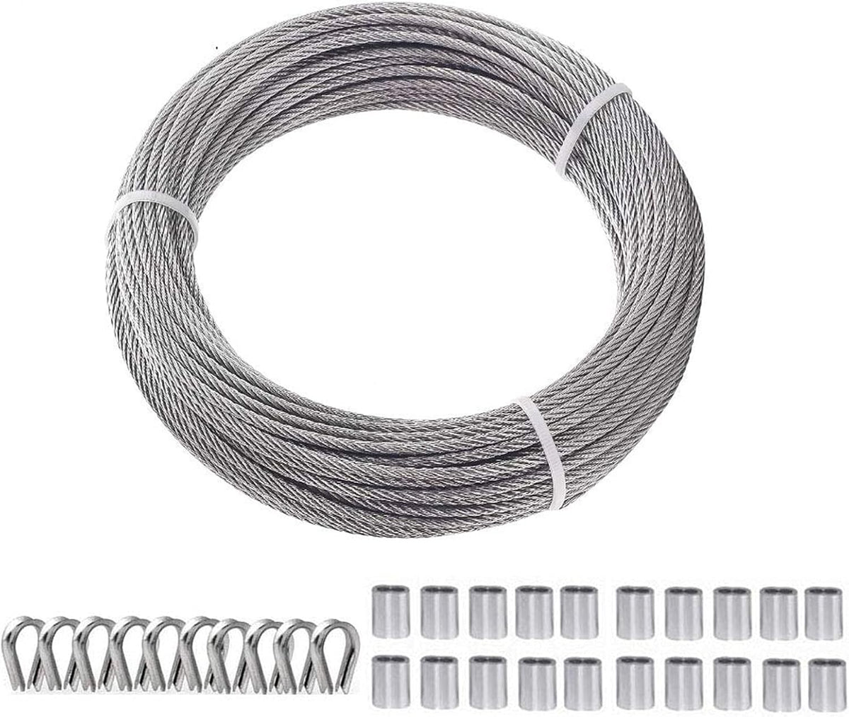 1/8 Stainless Steel Cable Railing Kit with Wire Rope Cutter Y701