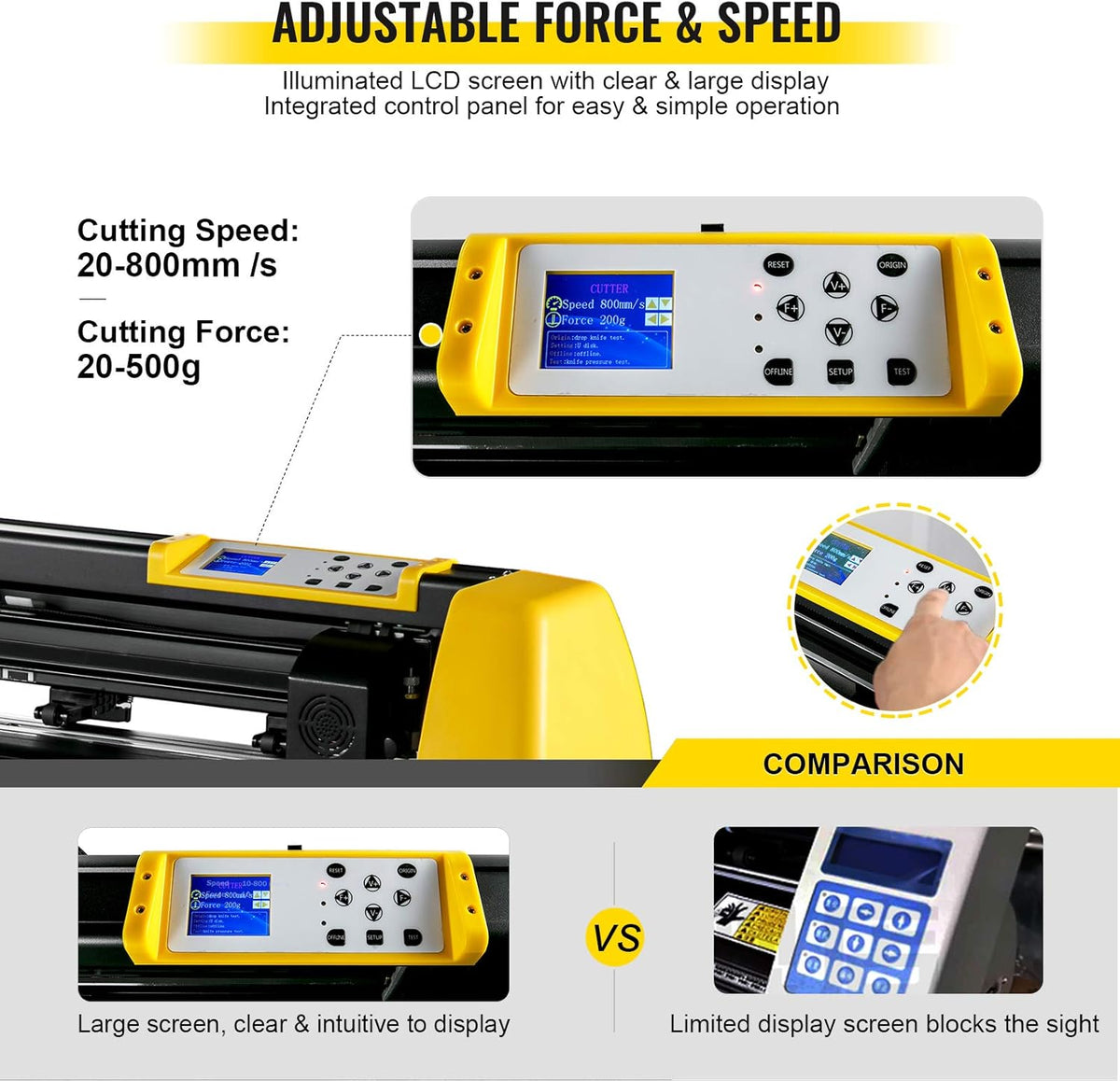 Vinyl Cutter Machine, 34 in Plotter with Floor Stand O235678