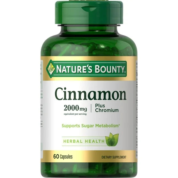 Cinnamon Supplement Plus Chromium 2000mg 60 Capsules L926051