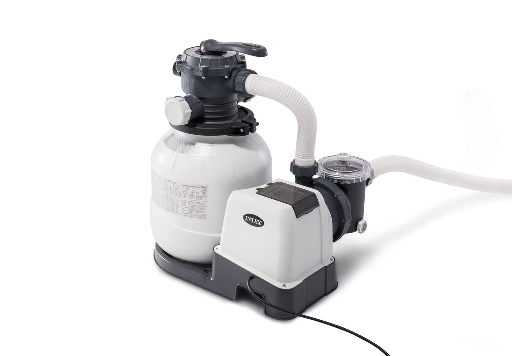 18' x 52" Round Above Ground Pool Set with Filter Pump D944655