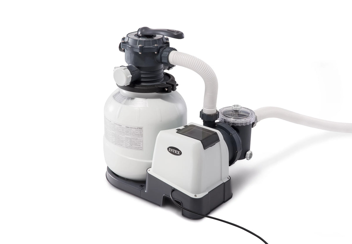 18' x 52" Round Above Ground Pool Set with Filter Pump D944655