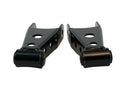 Black 2.5" Rear Lowering Leaf Spring Shackle Kit N343