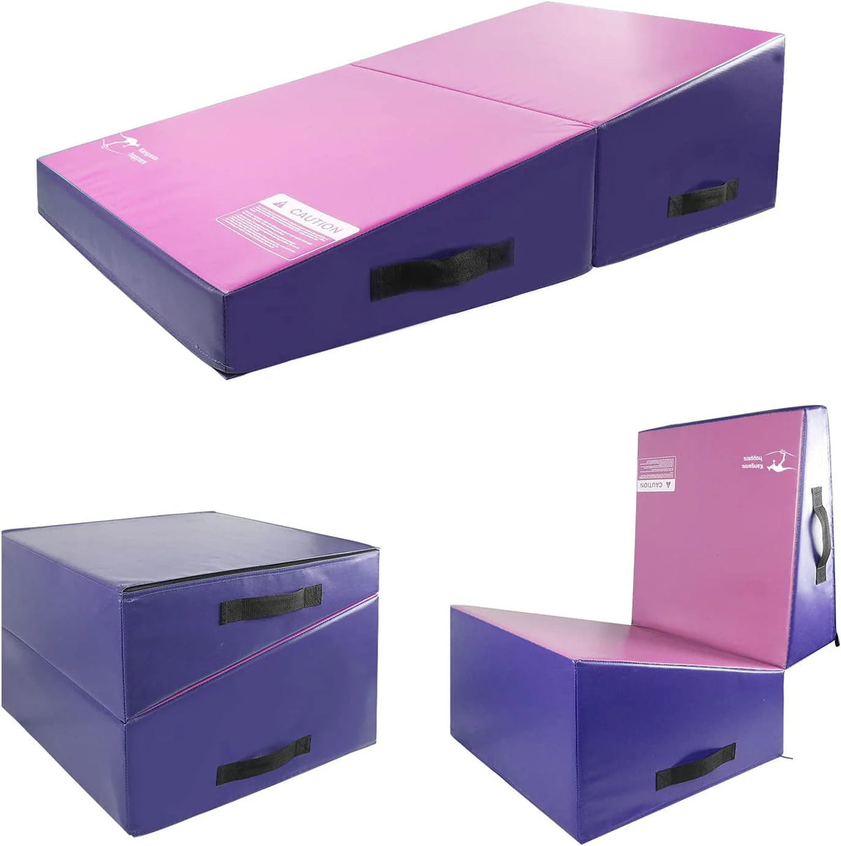 Pink Purple Incline Tumbling Mat M9058